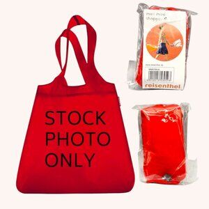 Reisenthel Mini Maxi Shopper Tote Red – Sealed NWT Vintage Foldable Bag
